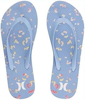 Hurley Women's Geo Flip Flops, PsyBlue, 7 | Image 4