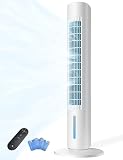 Windowless Portable Air Conditioner, 35.1' Evaporative Air Cooler for Room No Window, 7H Timer, 4 Modes, Remote Control, 140° Max Oscillating, Large Water Tank, Quiet AC Unit for Bedroom, White