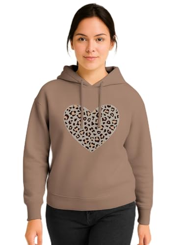 Image of HELLCAT Trendy Cotton Blend Hoodie for Women | Stylish Winter Hooded Sweatshirt for Women