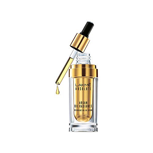 Image of Lakme Absolute Perfect Radiance Skin lightening /Brightening Night Creme 50 g And Lakme Absolute Argan Oil Radiance Overnight Oil-in-Serum, 15ml