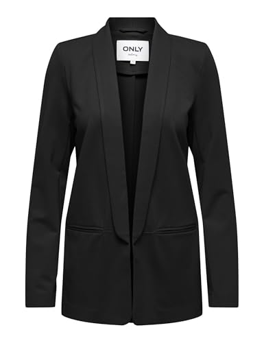 Blazer Noir ONLY Onlpoptrash-Elly pour Femme Veste Fluide Taille 48