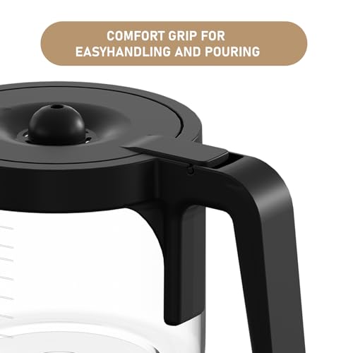 Image of 12-CUPS Coffee Maker Glass Carafe Replacement Compatible with Keurig K-Duo 5100 Single Serve K-Cup Pod & Carafe Coffee Maker, (NOT Fit K-Duo 5000 Essentials Model)