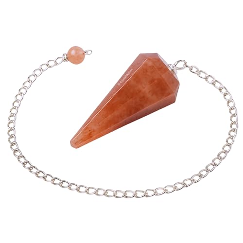 Image of Strawberry Quartz Pendulum Dowsing Tool - Natural Crystal Pendulum for Spiritual Guidance - Premium Dowser Pendulum for Accurate Divination and Energy Healing - Perfect for Energy Healing and Chakra Balancing - Handcrafted with Precision and Elegance