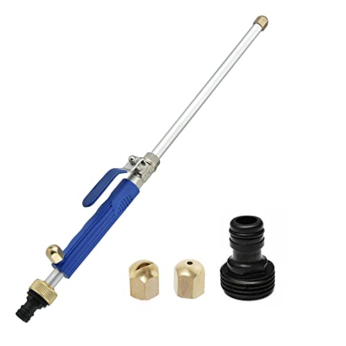 Bekasa Lanza de Lavado de Alta Presión, Pistola Rociadora de Agua con 2 Boquillas de Chorro para Manguera de Jardín, Accesorio de Manguera de Alta Presión para Lavado de Coches