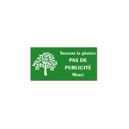 DECOHO Underground Kulture - Targa adesiva per lettere con scritta "Stop PUB", 8 x 4 cm, colore: Verde