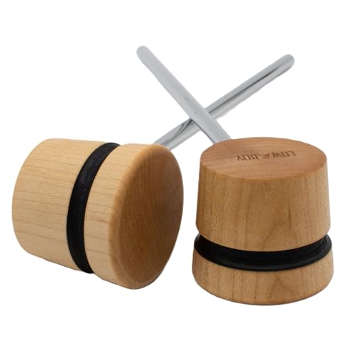 2-pack de batidores ligeros de madera y 2 M8 Power Switches miniatura 2