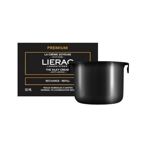 Lierac - Premium - Recarga La Crema Sedosa Antiedad 50ml - Corrige - Ilumina - 95% Ingredientes Naturales - Todo Tipo de Pieles
