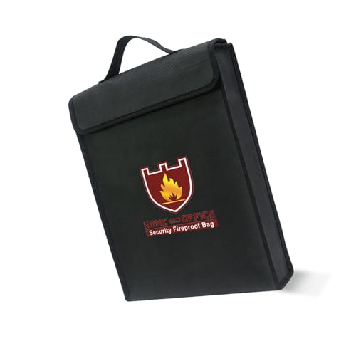 Bolsa ignífuga para proteger documentos valiosos del fuego en casa 5