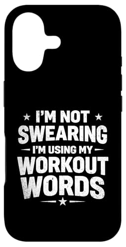 I'm Not Swear I'm Use My Workout Words - �s���e�B�X���D�� �X�}�z�P�[�X iPhone 17 �p