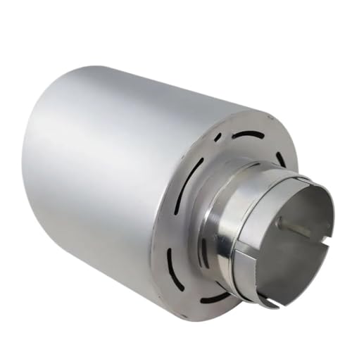Tubo universal de escape y silenciador de coche 114mm de acero mate para GTI