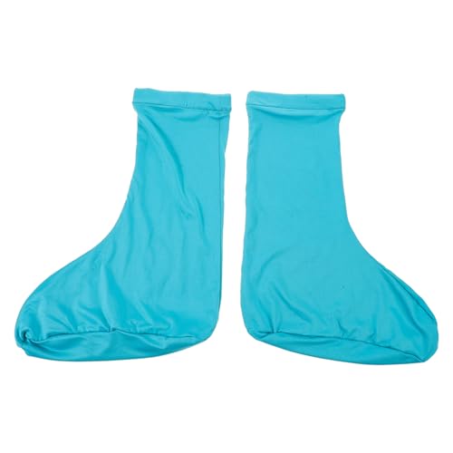 GRIRIW Polainas Antiarena Altas para Botas de Senderismo, Cubrezapatillas Impermeables Reutilizables de Color Azul Tamaño L, Protección contra Arena y Suciedad para Actividades al Aire