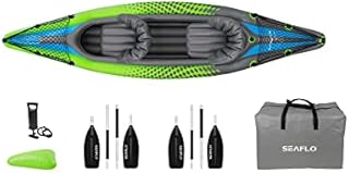 Inflatable Sit In Kayak Double (Canoe Paddling Tandem River Fishing 2 Person & Accessories)