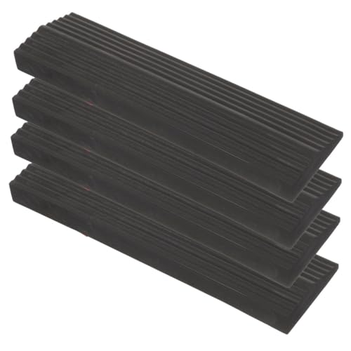 SOESFOUFU 4pcs Home Threshold Ramps Anti-Slip Rubber Sweeping Robot Climbing Mat