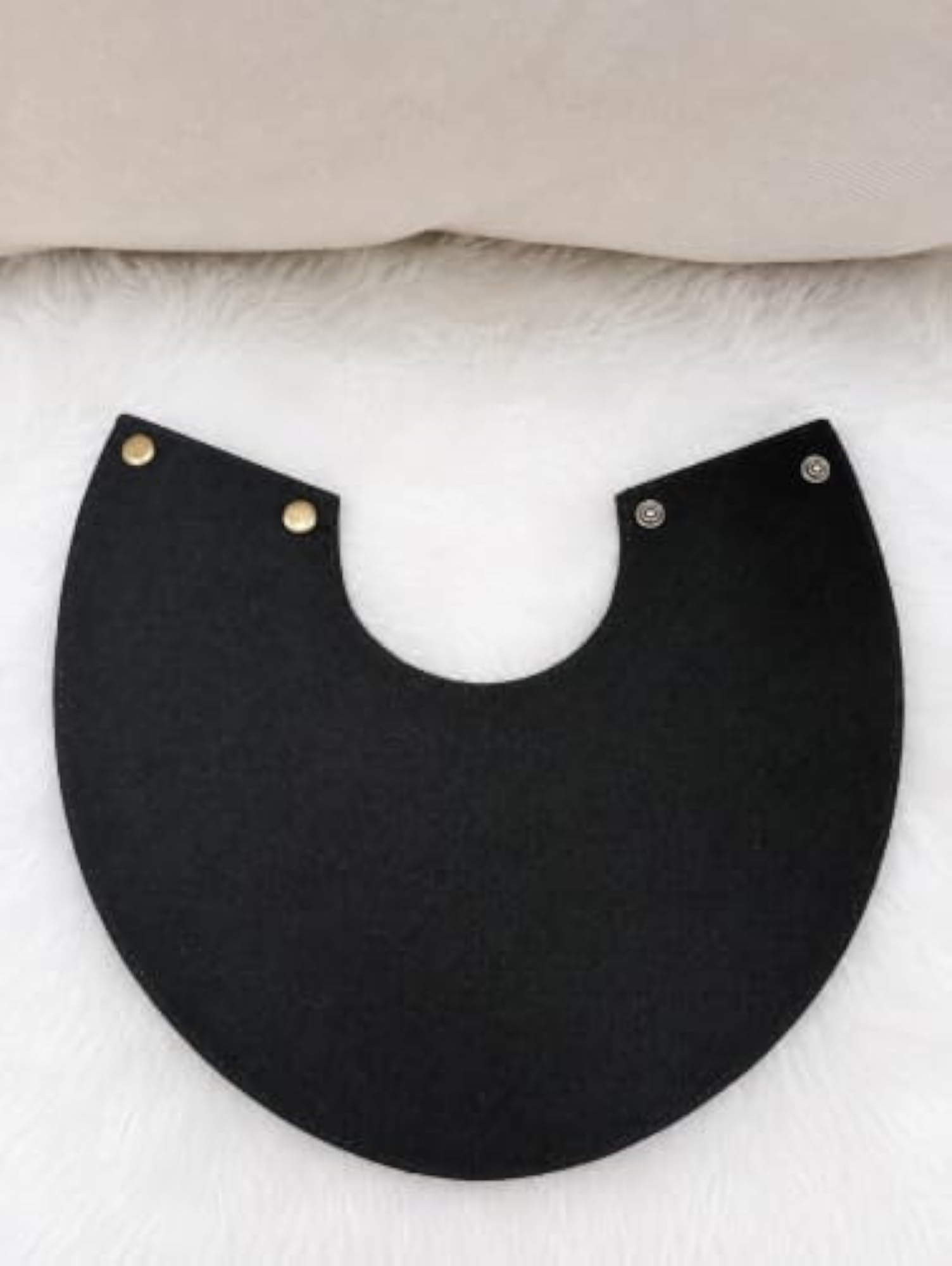 Black Velvet Folding Necklace Display Stand for Jewellery