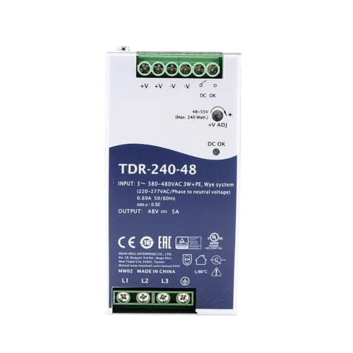 Alimentation à découpage TDR-240-48 transformateur 48V pour automatisme et armoire industrielle