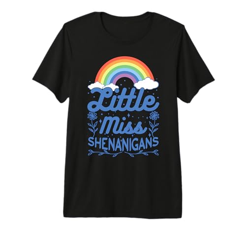 Little Miss Shenanigans Irlanda Chica Irlandesa Orgullosa Irlandesa Camiseta Premium