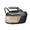 Philips Centrale Vapeur PerfectCare Série 6000 - Puissance 2400W, Effet Pressing 600g, Pression 8 bars, Technologie OptimalTEMP, Semelle SteamGlide advanced, Réservoir 1.8L, Noir/Doré (PSG6064/80)