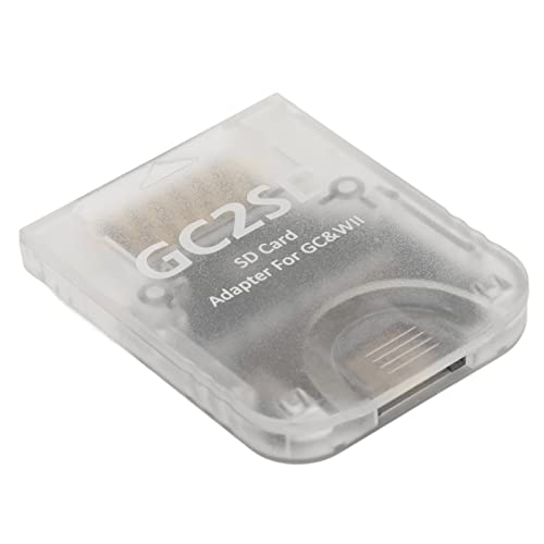 GC2SD Adaptateur de Carte de Stockage Micro de Qualité Supérieure pour , Adaptateur de Convertisseur de Clé de Carte Mémoire SD pour pour Console de Jeu...