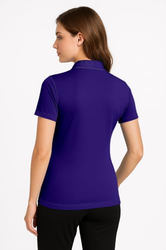 Image of Opna Women's Dry-Fit Golf Polo Shirts 3-Button Golf Polo's in 20 Colors XS-3XL Shirt