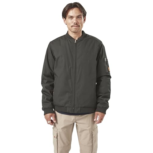 Volcom Men's Workwear Bomber Jacket – Water-Resistant Insulated