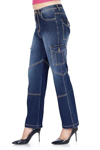 Image of TWGE - Women's Mid Rise Straight Fit Pants - Relaxed Fit Cotton Trousers with Drawstring Waist - Lightweight Everyday Wear