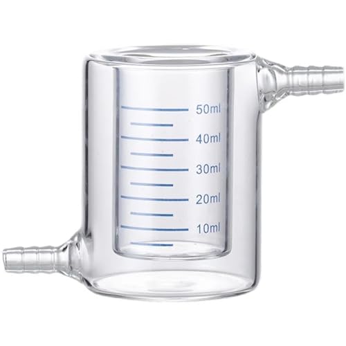 LKJOZCR Reattore fotocatalitico in vetro resistente al calore a doppio strato spesso da laboratorio, con rivestimento in vetro 50 100 150 200 250 500 1000 ml(150ml)