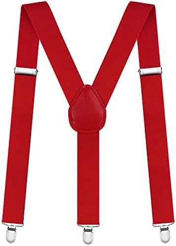 Buy Suspenders/Braces Mens Suspenders Braces Adjustable Strong Clip On Elastic Formal Wedding S 13422842 00 - View #12