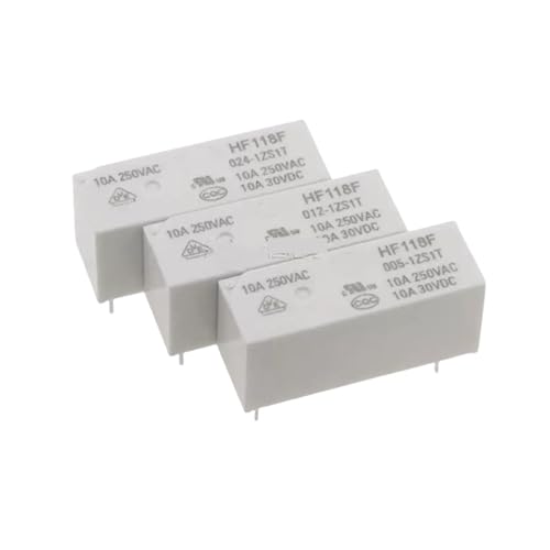 Relais JQX-118F HF118F 12V 24V 10A pour circuit imprimé miniature