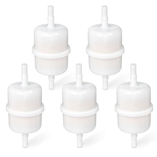 luxlead 49019-0031 490190031 Fuel Filters Compatible with Kawasaki FR541V FR600V FR651V FR691V FX730V FX850V FX921V FXT00V FS600V EFI Engines 5 Pack