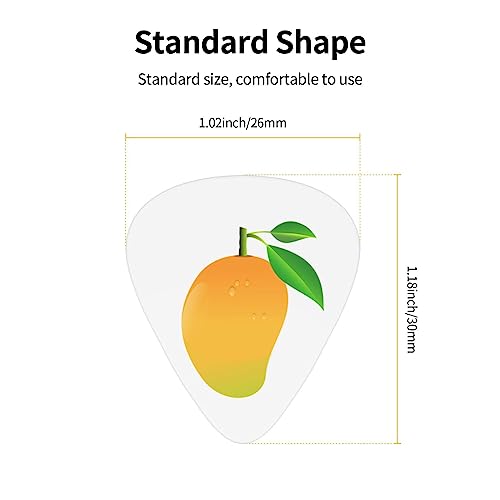 Lot de 12 médiators tendance et durables en mangue pour guitare électrique et basse - Les Beatles, Paul McCartney, John Lennon, RIngo Starr, George Harrison Lot de 12 médiators tendance et durables en mangue pour guitare électrique et basse – Image 5