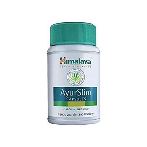 Himalaya Ayurslim - Suplementos para emagrecimento muito rápido, controlo de peso de forma natural, 60 cápsulas