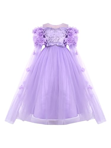 Vestido de primera comunión y noche cóctel para niñas de tul 3