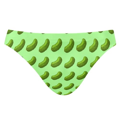 Cucumber Vegetable Swim Briefs for Men Swimsuit Bikini Swimwear XXXL B0404849