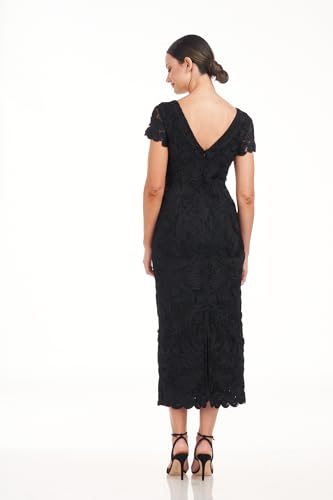 Image of JS Collections Women's Jackie Soutache Midi Dress