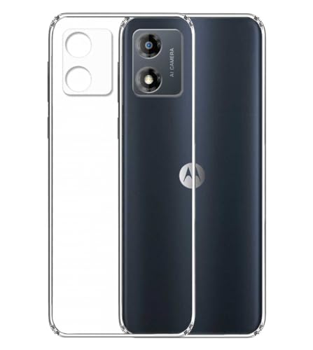 Image of Soft Silicone TPU Back Cover Compatible with Motorola E13 /Motorola Moto E13