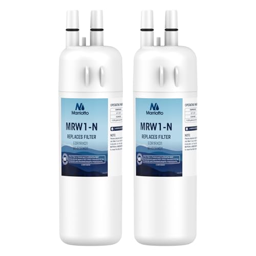 MARRIOTTO Refrigerator Water Filter Compatible with Whirlpool W10295370A, EDR1RXD1, WHR1RXD1, KAD1RXD1, Filter 1, W10295370, P4RFWB, P8RFWB2L, 46-9930, 46-9081 Refrigerator Water Filter | Pack of 2