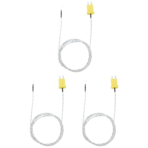 Sonde thermocouple K universelle -50-400C pour thermomètre TES1310 et TM-902C en lot de 3 câbles