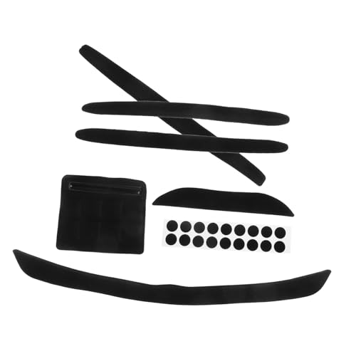 SUPVOX Replacement Foam Pads Liner Set for Helmets Cycling Helmet Padding Kit Black Protective Padding for Bikes