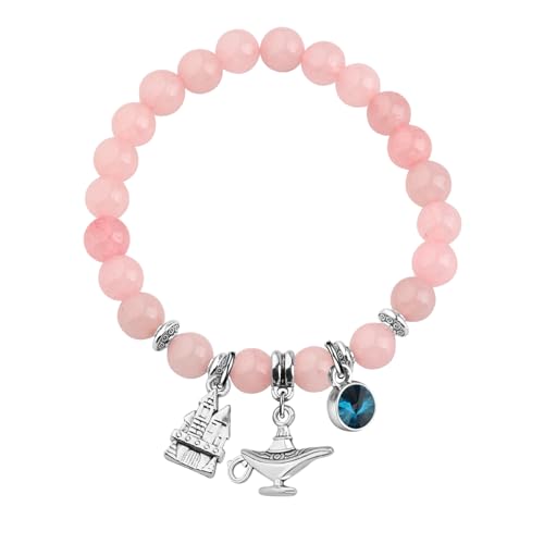 Bracelet Jasmine et Aladdin LQRI cadeau de conte de fées idéal pour fan