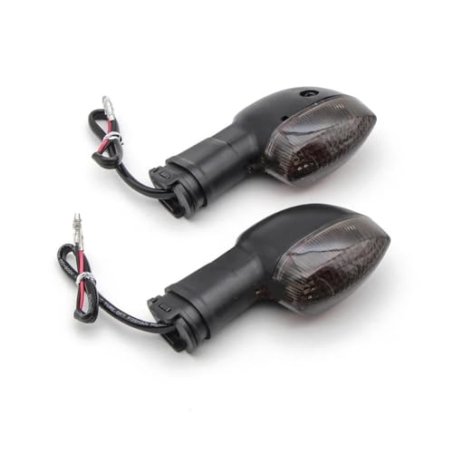 Clignotants Moto Noir 2 Fils Haute Visibilité pour Yamaha YZF R125 XJ6