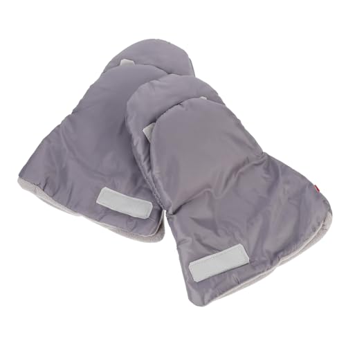 Holibanna Thick Fingerless Gloves Winter Cycling Thermal Windproof Stroller Gloves for Cold Weather