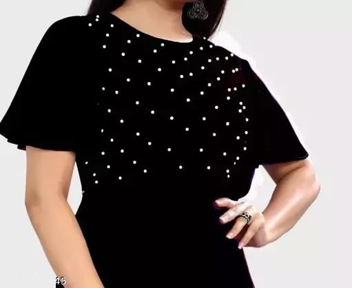 Image of Girls Rayon Calf Length Dress