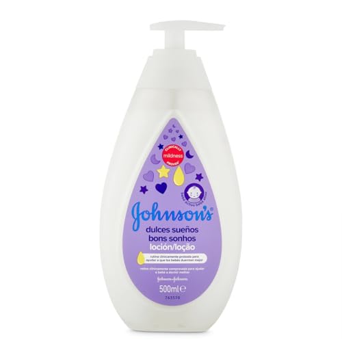 JOHNSON'S Baby Gel de baño para bebé Dulces Sueños (1x750 ml), gel de ducha con esencias relajantes NaturalCalm, ideal para bebés recién nacidos, fórmula No Llores Más