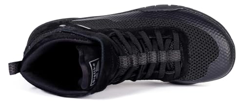Image of Sisttke Mens Wrestling Shoes Boxing Shoe Wide | Wide Width Zero Drop Sole,Weightlifting,Powerlifting,Bodybuilding,Fitness,Lightweight,Non-Slip,for Competition & Training
