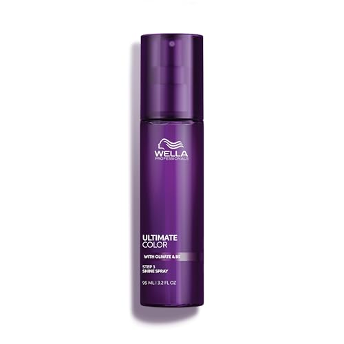 Image of Wella Professionals Ultimate Color Shine Spray | Lasting Smoothness | Shine | For All Color-Treated Hair | 3.2 Fl Oz | 95ml