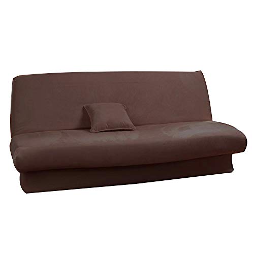 Antonouse Housse de clic clac Extensible Sangles 120 à 140cm-180 à 200cm (Chocolat)