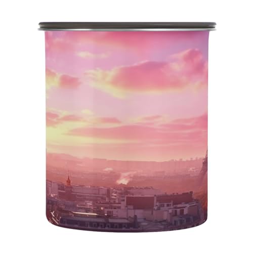 Contenedor para café con cierre al vacío Qilmy 30oz acero