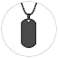 02|Black Plain Tag