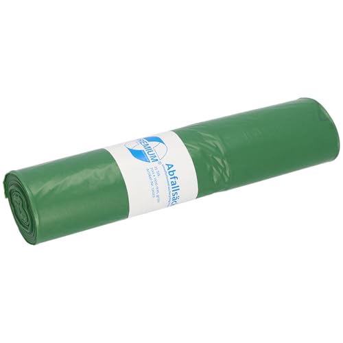 DEISS PREMIUM - Bolsas de basura (120 L), color verde