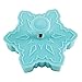 R&M, Christmas Cookie Cutter Stamper Set of 4, Assorted Designs, Snowflake, Snowman, Ornament, Santa, approximately 2.75